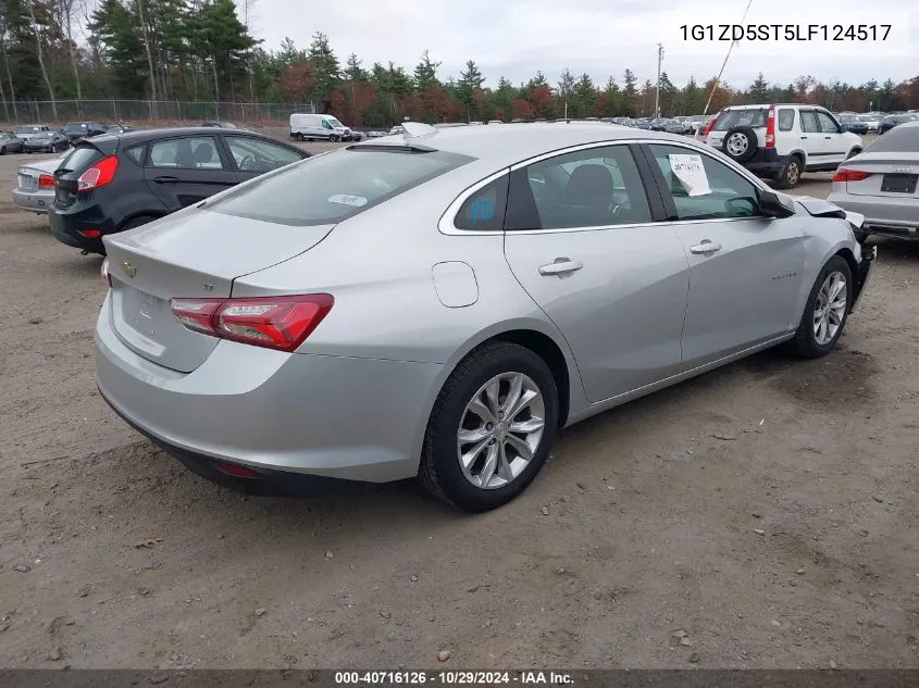 2020 Chevrolet Malibu Fwd Lt VIN: 1G1ZD5ST5LF124517 Lot: 40716126