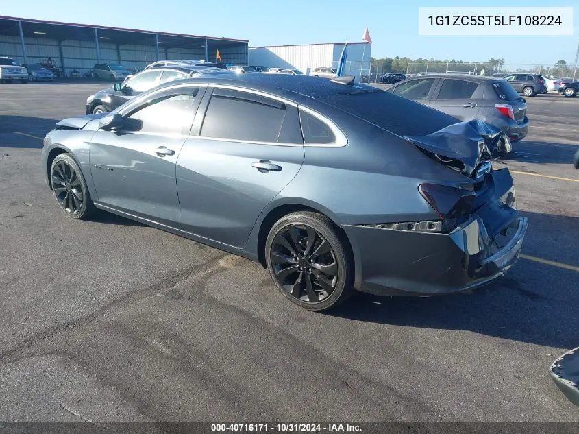 2020 Chevrolet Malibu Fwd 1Fl VIN: 1G1ZC5ST5LF108224 Lot: 40716171