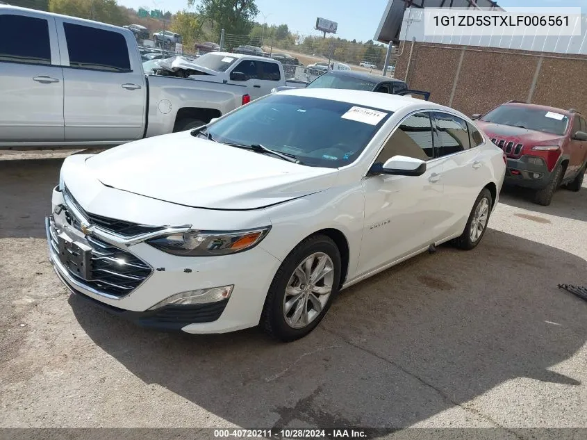 2020 Chevrolet Malibu Fwd Lt VIN: 1G1ZD5STXLF006561 Lot: 40720211