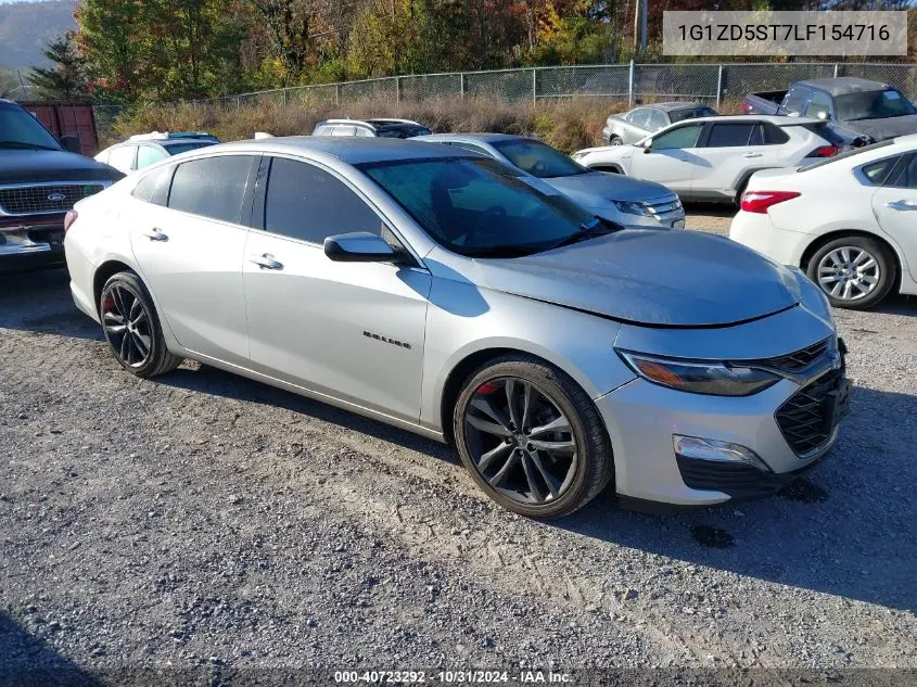 2020 Chevrolet Malibu Fwd Lt VIN: 1G1ZD5ST7LF154716 Lot: 40723292