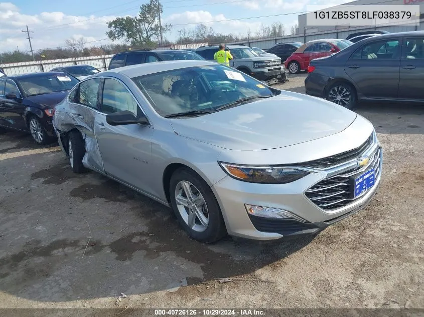 2020 Chevrolet Malibu Fwd Ls VIN: 1G1ZB5ST8LF038379 Lot: 40726126