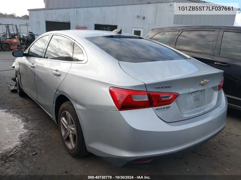 1G1ZB5ST7LF037661 2020 Chevrolet Malibu Fwd Ls