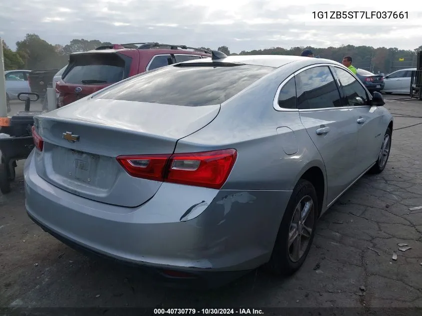 1G1ZB5ST7LF037661 2020 Chevrolet Malibu Fwd Ls