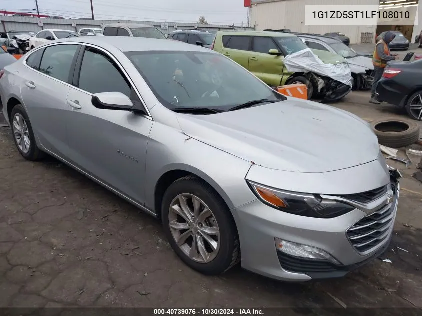 2020 Chevrolet Malibu Fwd Lt VIN: 1G1ZD5ST1LF108010 Lot: 40739076