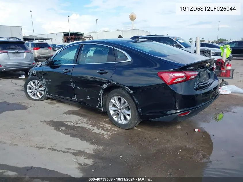 2020 Chevrolet Malibu Fwd Lt VIN: 1G1ZD5ST2LF026044 Lot: 40739589