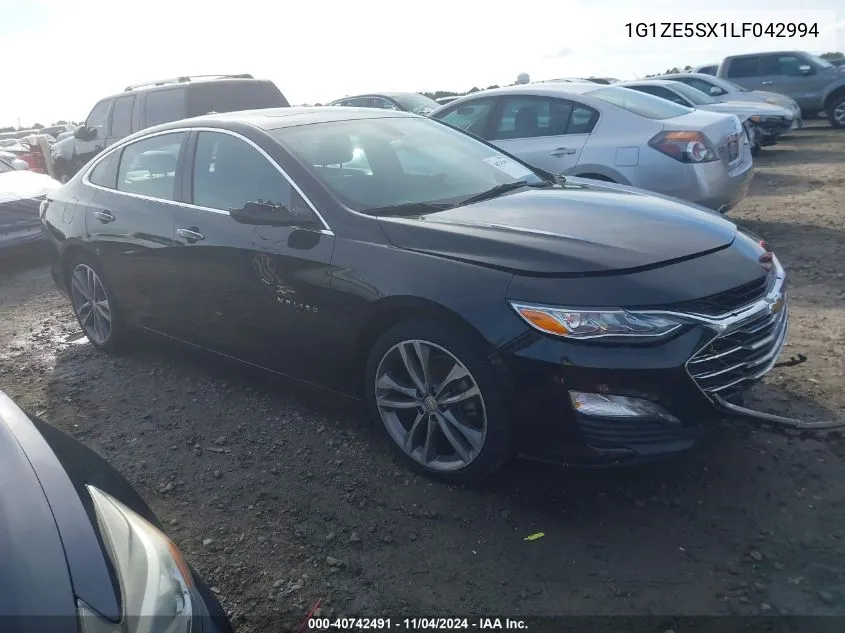 2020 Chevrolet Malibu Fwd Premier VIN: 1G1ZE5SX1LF042994 Lot: 40742491