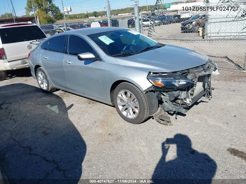 2020 Chevrolet Malibu Fwd Lt VIN: 1G1ZD5ST9LF024727 Lot: 40747627