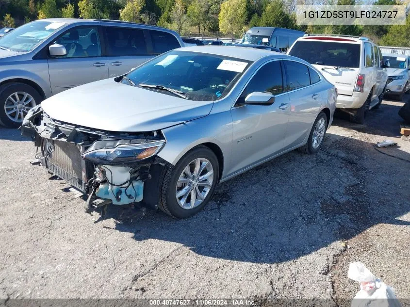 2020 Chevrolet Malibu Fwd Lt VIN: 1G1ZD5ST9LF024727 Lot: 40747627