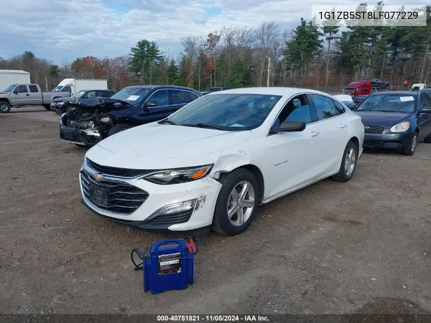 2020 Chevrolet Malibu Fwd Ls VIN: 1G1ZB5ST8LF077229 Lot: 40751821