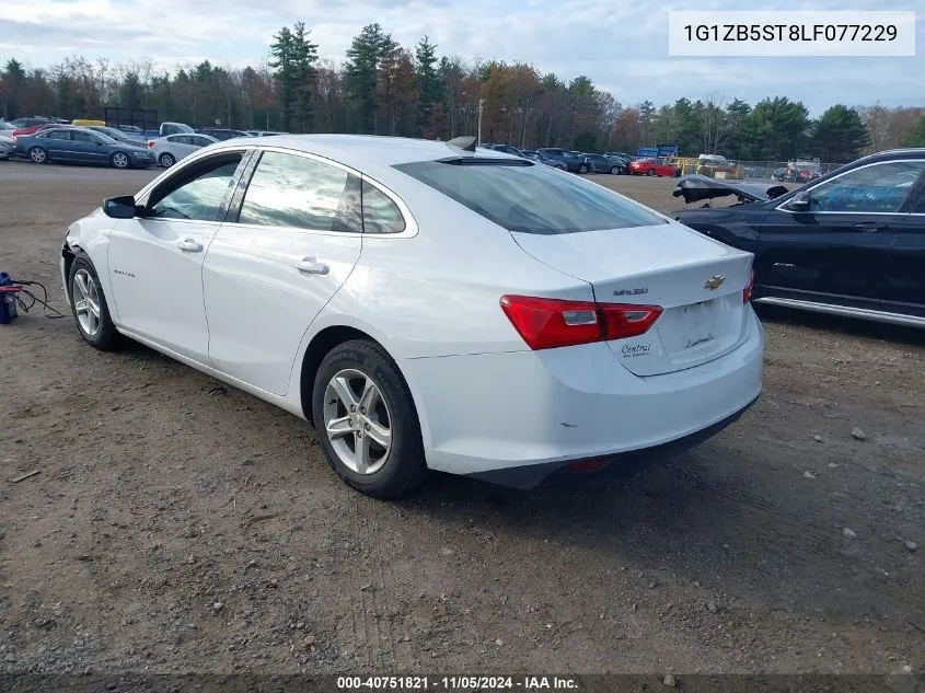 2020 Chevrolet Malibu Fwd Ls VIN: 1G1ZB5ST8LF077229 Lot: 40751821