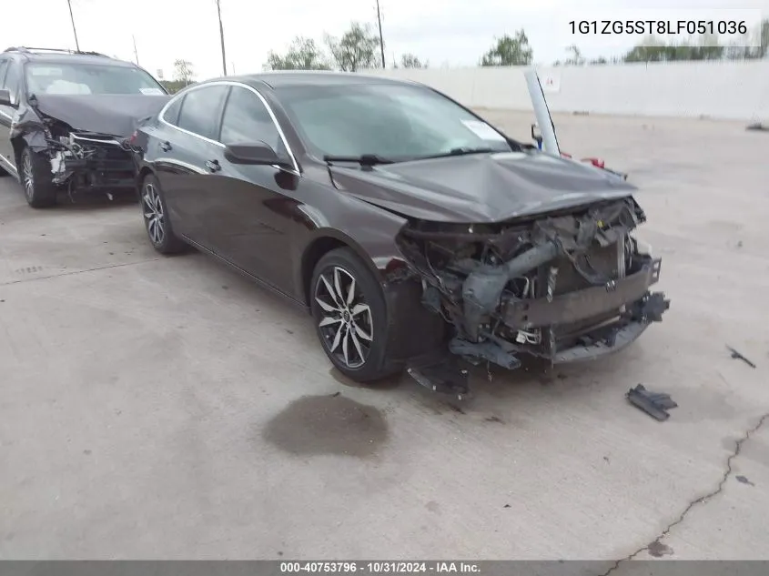 2020 Chevrolet Malibu Fwd Rs VIN: 1G1ZG5ST8LF051036 Lot: 40753796