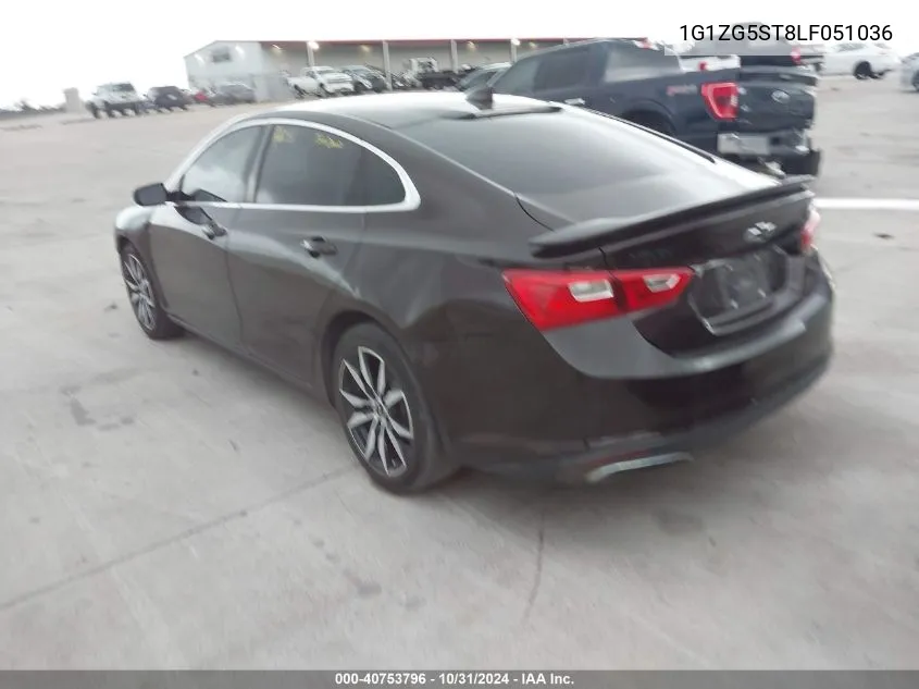 2020 Chevrolet Malibu Fwd Rs VIN: 1G1ZG5ST8LF051036 Lot: 40753796