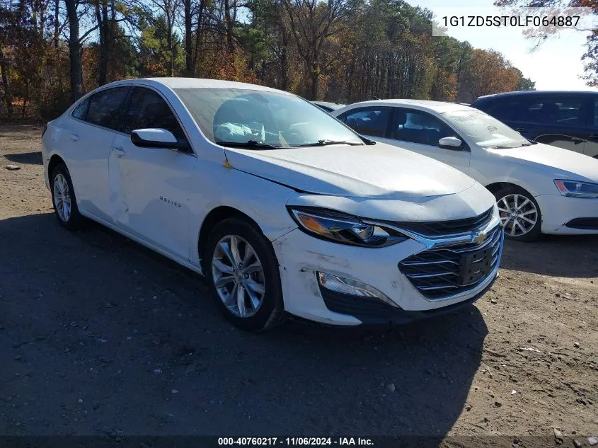 2020 Chevrolet Malibu Fwd Lt VIN: 1G1ZD5ST0LF064887 Lot: 40760217