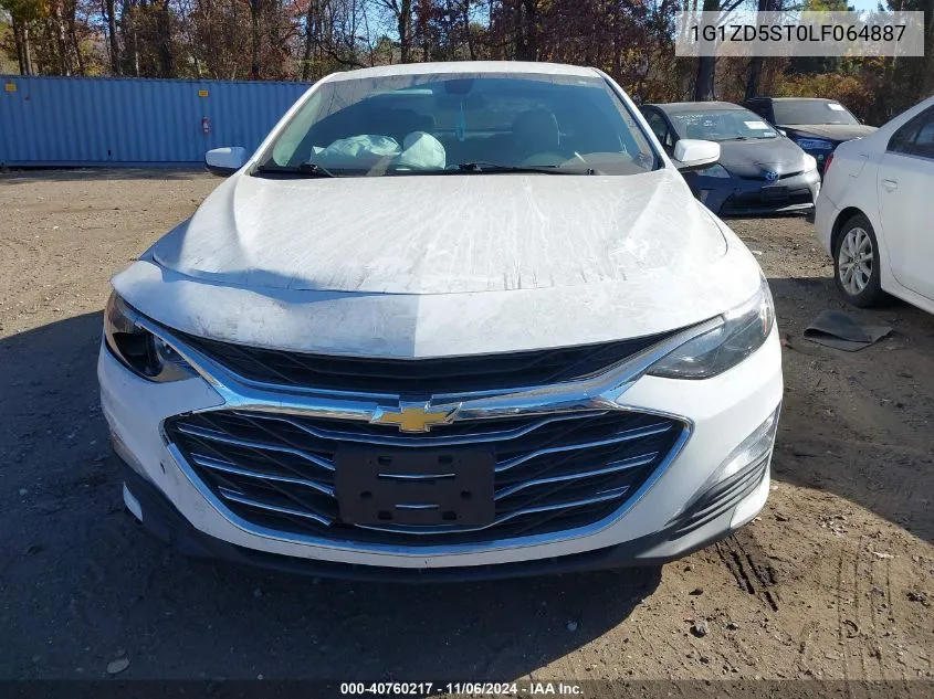 2020 Chevrolet Malibu Fwd Lt VIN: 1G1ZD5ST0LF064887 Lot: 40760217