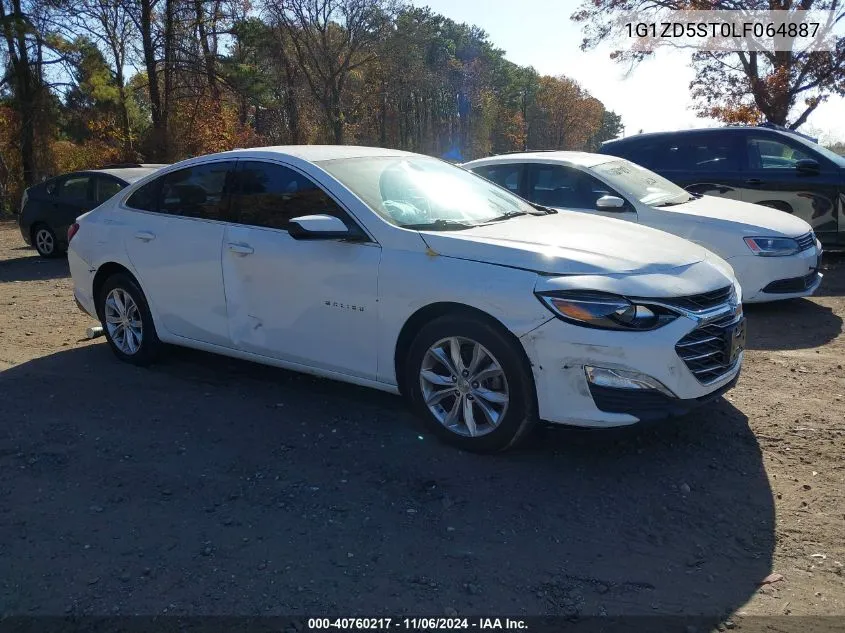 2020 Chevrolet Malibu Fwd Lt VIN: 1G1ZD5ST0LF064887 Lot: 40760217