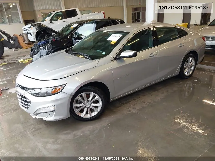 2020 Chevrolet Malibu Fwd Lt VIN: 1G1ZD5ST2LF095137 Lot: 40760246