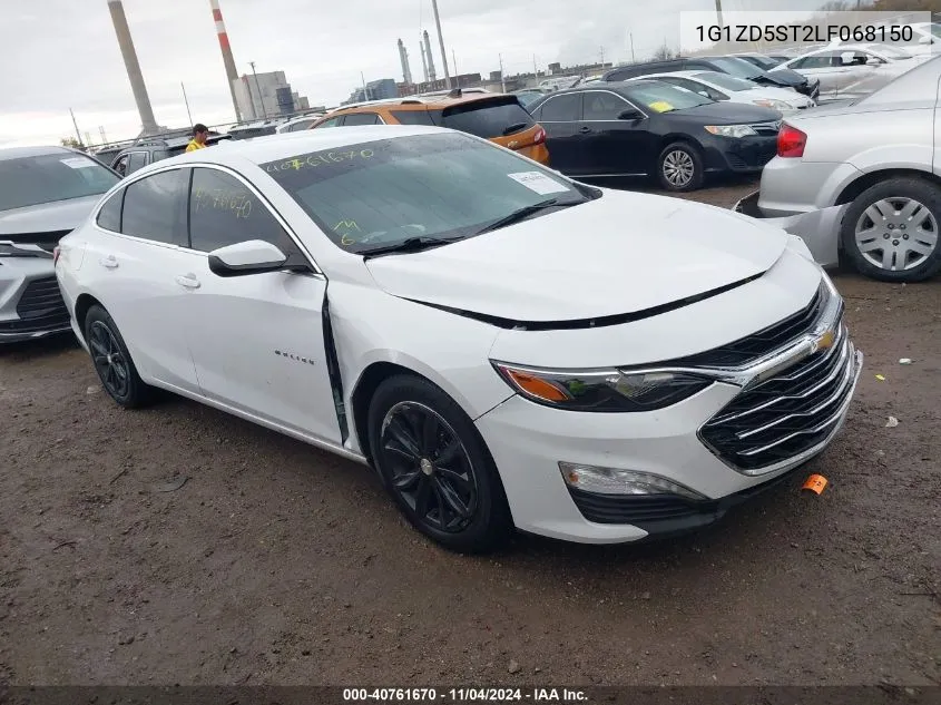 2020 Chevrolet Malibu Fwd Lt VIN: 1G1ZD5ST2LF068150 Lot: 40761670