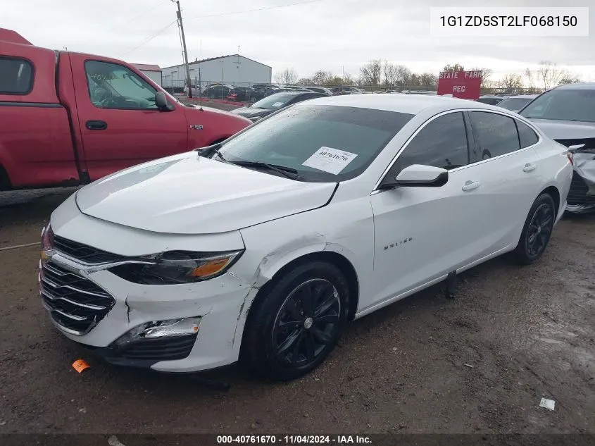 2020 Chevrolet Malibu Fwd Lt VIN: 1G1ZD5ST2LF068150 Lot: 40761670