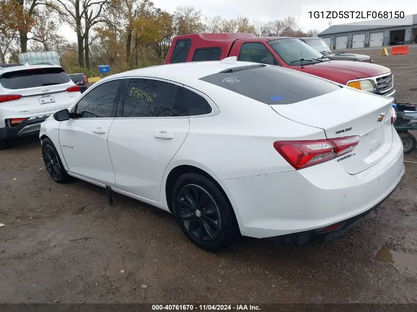 2020 Chevrolet Malibu Fwd Lt VIN: 1G1ZD5ST2LF068150 Lot: 40761670