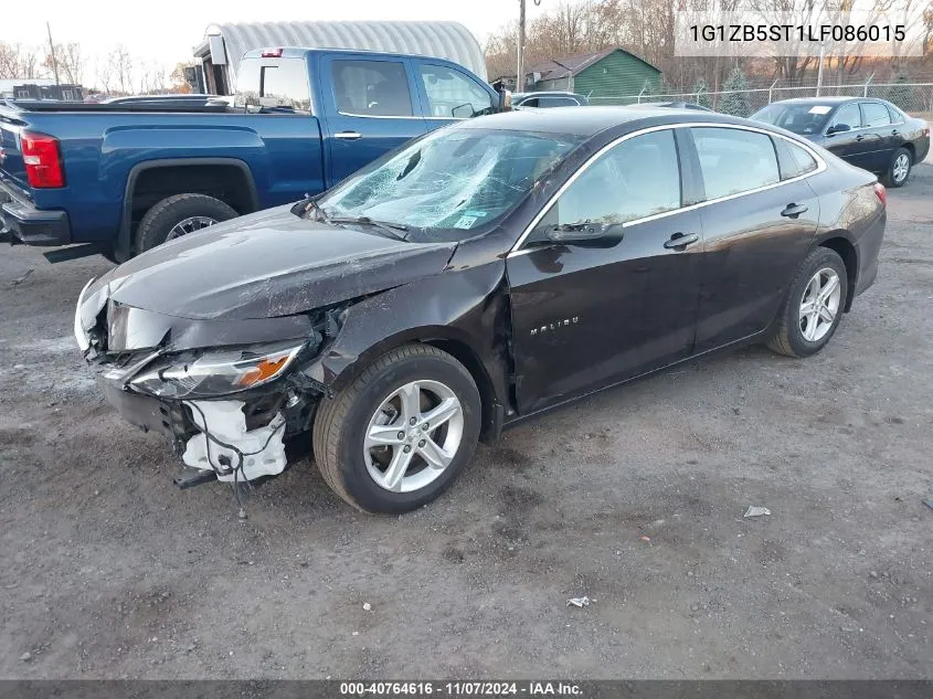 2020 Chevrolet Malibu Fwd Ls VIN: 1G1ZB5ST1LF086015 Lot: 40764616