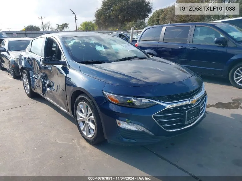 2020 Chevrolet Malibu Fwd Lt VIN: 1G1ZD5STXLF101038 Lot: 40767853