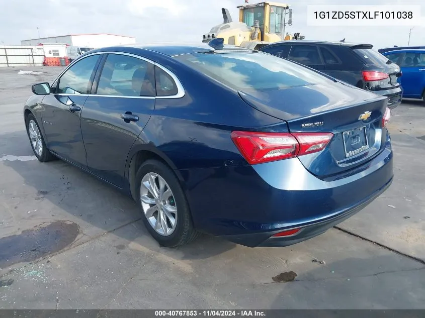 2020 Chevrolet Malibu Fwd Lt VIN: 1G1ZD5STXLF101038 Lot: 40767853