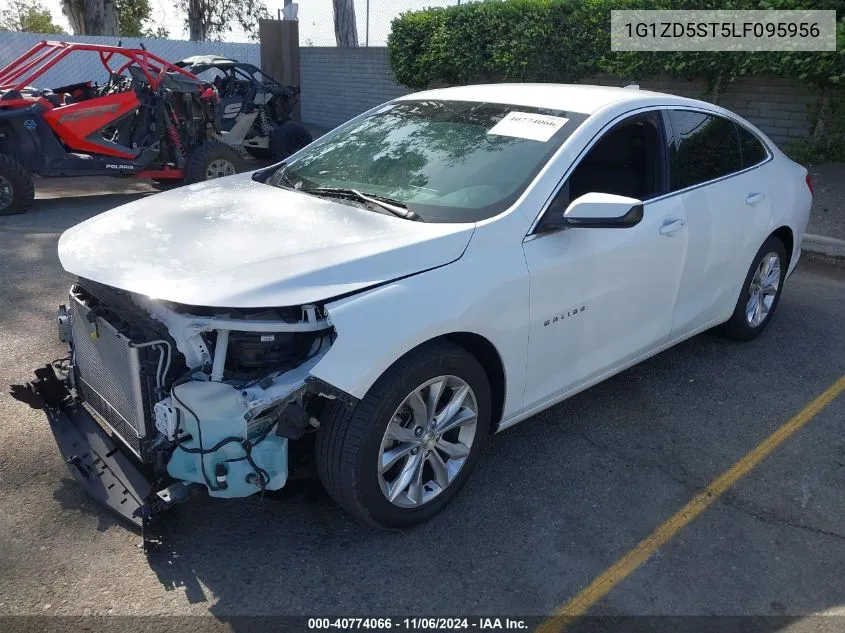 2020 Chevrolet Malibu Fwd Lt VIN: 1G1ZD5ST5LF095956 Lot: 40774066