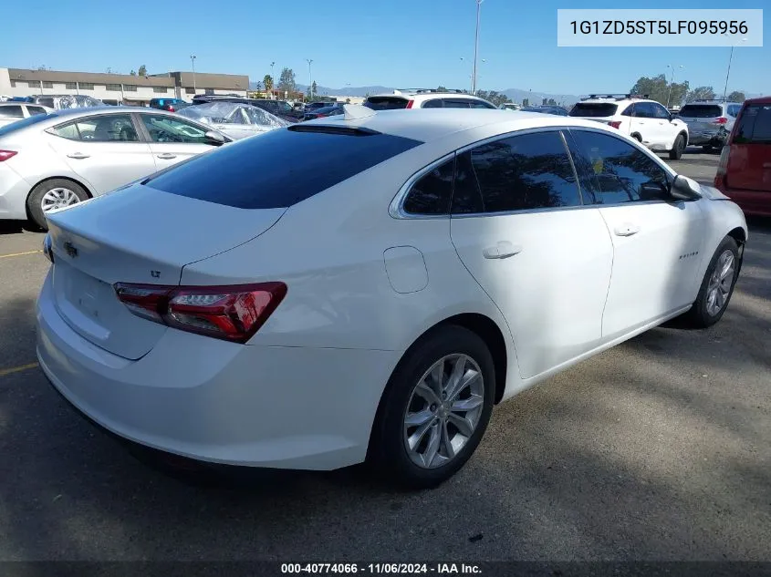 2020 Chevrolet Malibu Fwd Lt VIN: 1G1ZD5ST5LF095956 Lot: 40774066