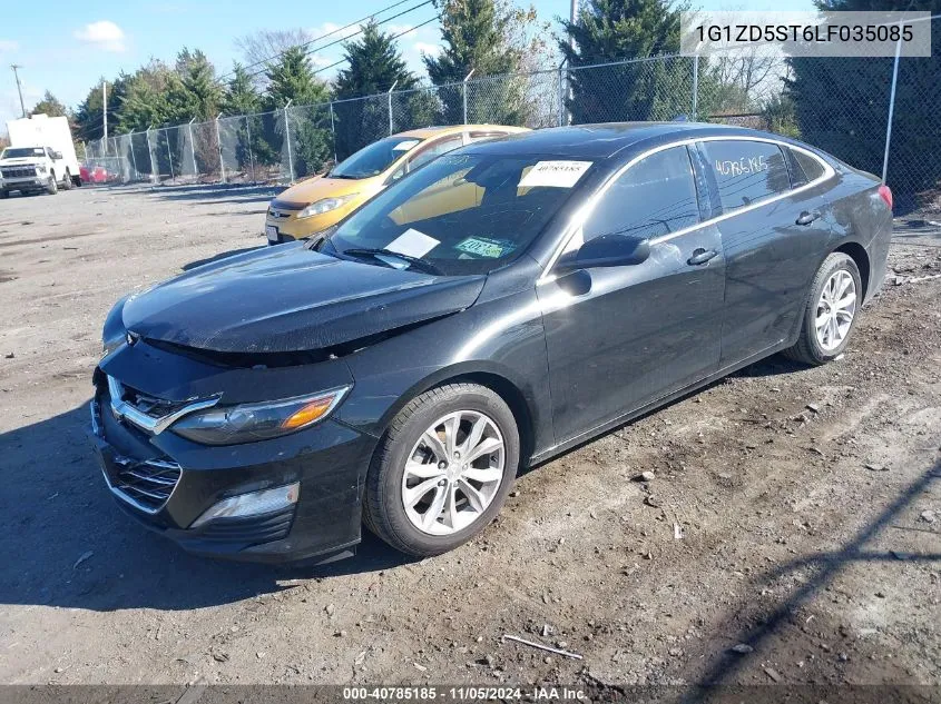 2020 Chevrolet Malibu Fwd Lt VIN: 1G1ZD5ST6LF035085 Lot: 40785185