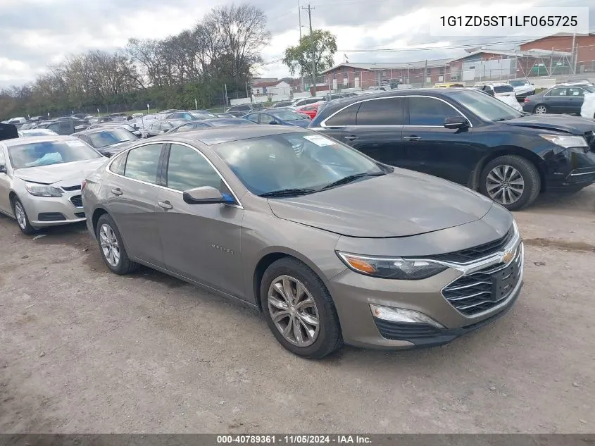 2020 Chevrolet Malibu Fwd Lt VIN: 1G1ZD5ST1LF065725 Lot: 40789361