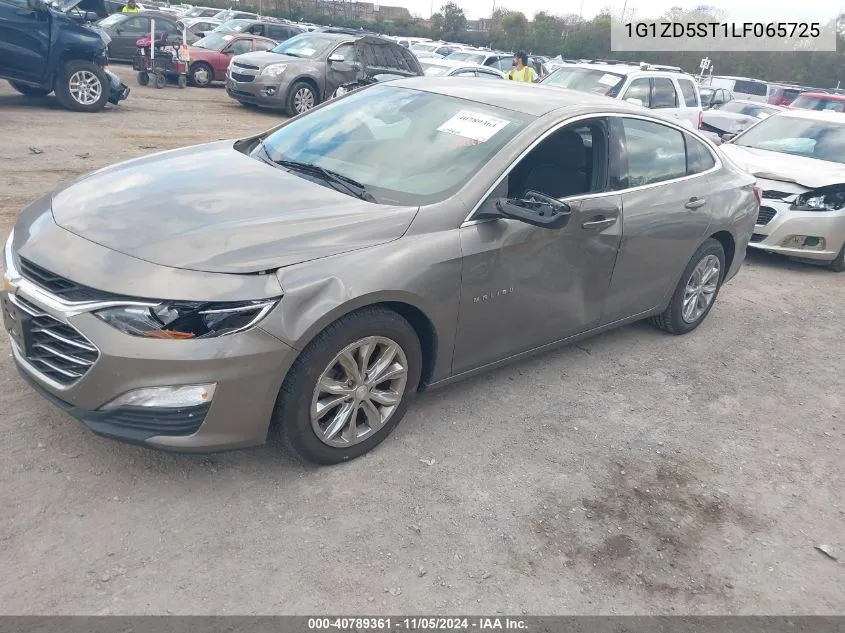 2020 Chevrolet Malibu Fwd Lt VIN: 1G1ZD5ST1LF065725 Lot: 40789361