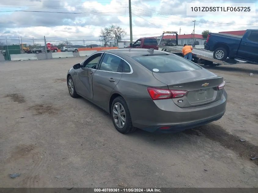 2020 Chevrolet Malibu Fwd Lt VIN: 1G1ZD5ST1LF065725 Lot: 40789361