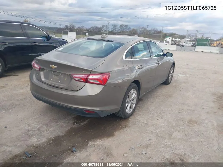 2020 Chevrolet Malibu Fwd Lt VIN: 1G1ZD5ST1LF065725 Lot: 40789361