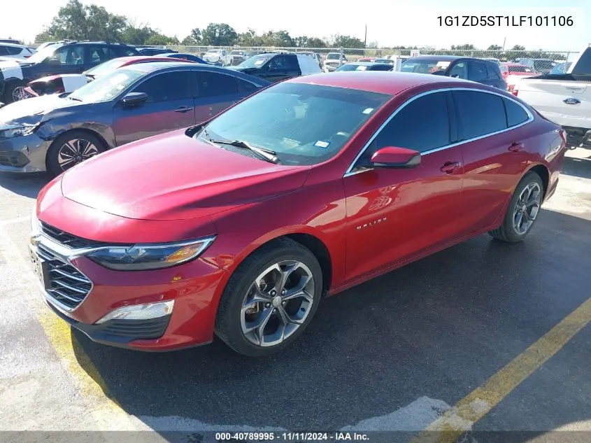 2020 Chevrolet Malibu Fwd Lt VIN: 1G1ZD5ST1LF101106 Lot: 40789995