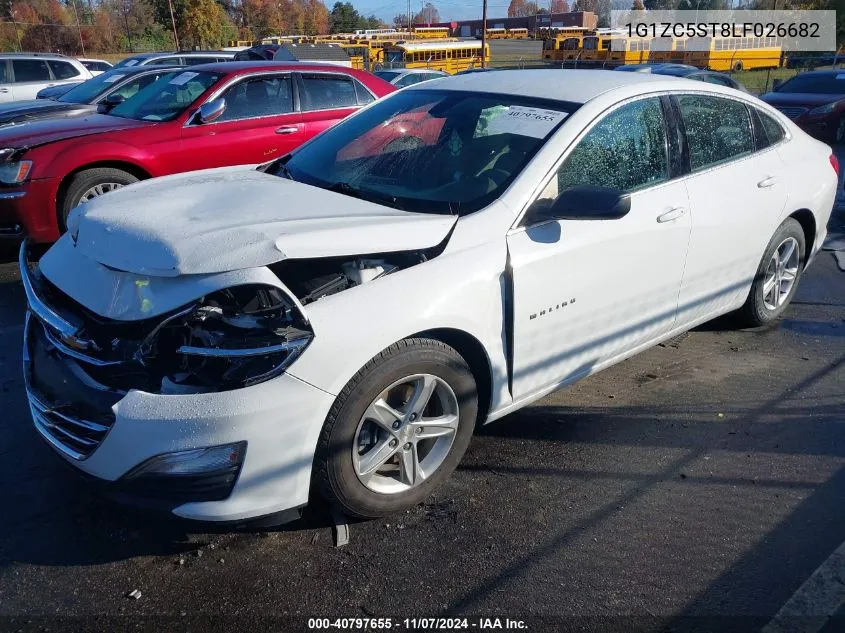 2020 Chevrolet Malibu Fwd 1Fl VIN: 1G1ZC5ST8LF026682 Lot: 40797655