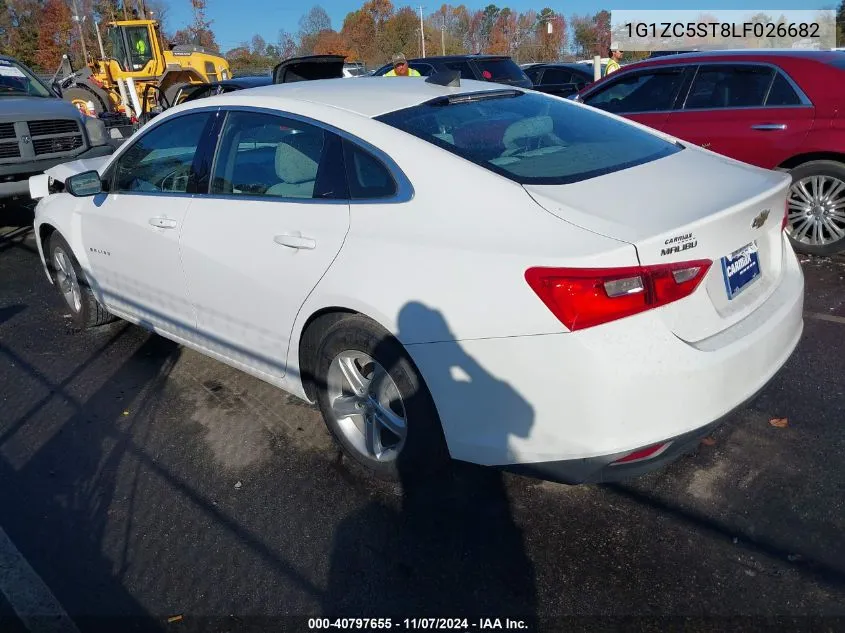 2020 Chevrolet Malibu Fwd 1Fl VIN: 1G1ZC5ST8LF026682 Lot: 40797655