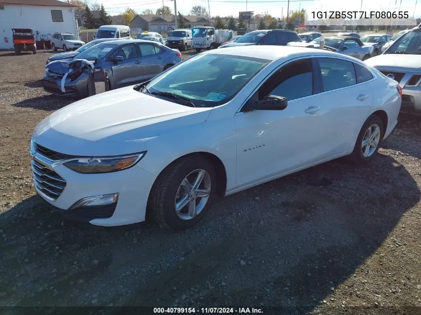 2020 Chevrolet Malibu Fwd Ls VIN: 1G1ZB5ST7LF080655 Lot: 40799154