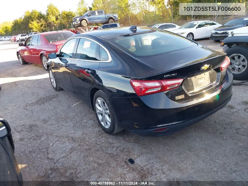 2020 Chevrolet Malibu Fwd Lt VIN: 1G1ZD5ST5LF006600 Lot: 40799962