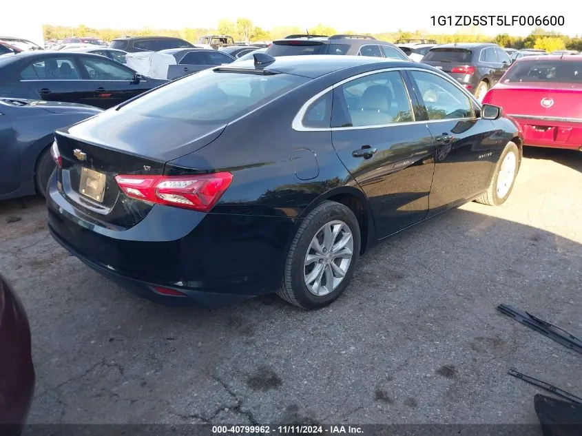 2020 Chevrolet Malibu Fwd Lt VIN: 1G1ZD5ST5LF006600 Lot: 40799962