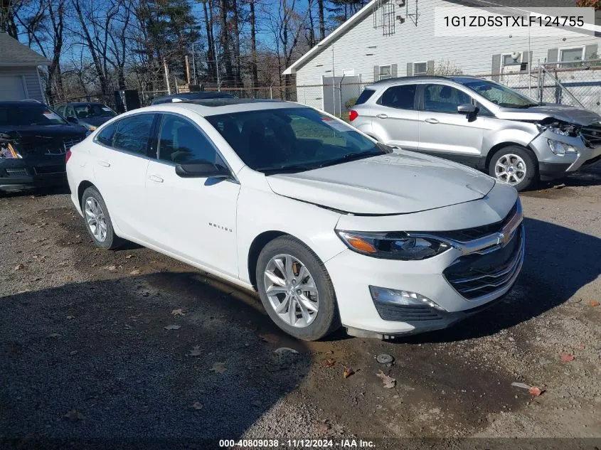 2020 Chevrolet Malibu Fwd Lt VIN: 1G1ZD5STXLF124755 Lot: 40809038