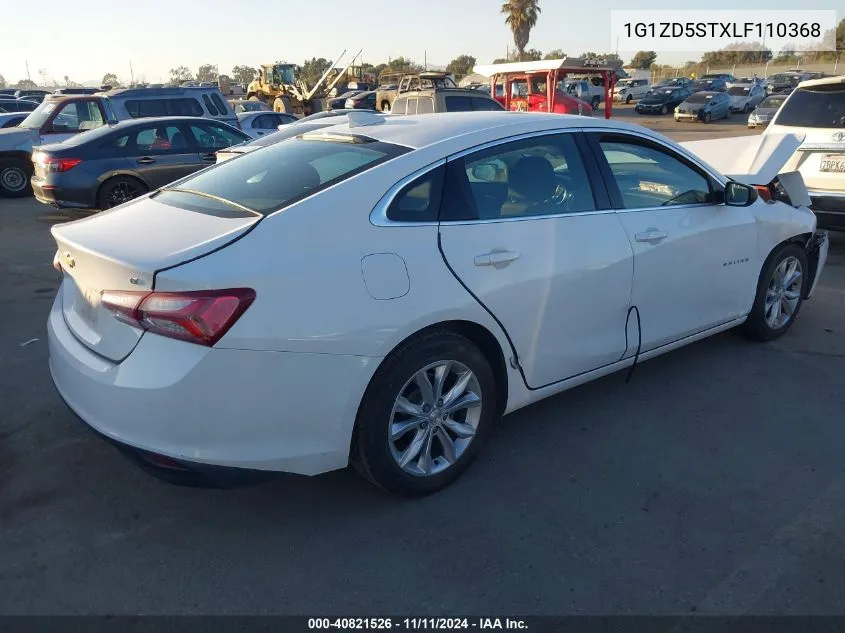 2020 Chevrolet Malibu Fwd Lt VIN: 1G1ZD5STXLF110368 Lot: 40821526