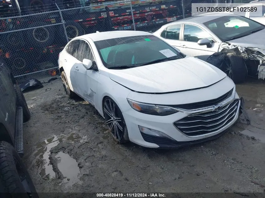 2020 Chevrolet Malibu Fwd Lt VIN: 1G1ZD5ST8LF102589 Lot: 40828419