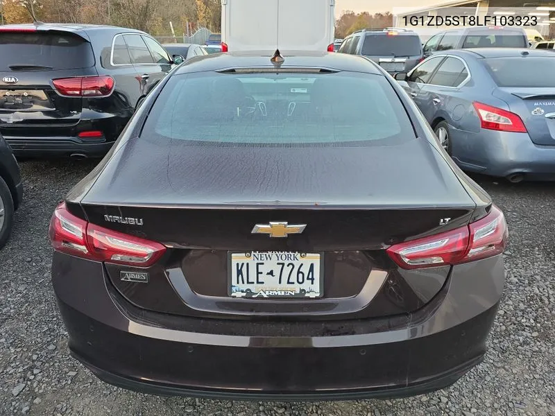 2020 Chevrolet Malibu Lt VIN: 1G1ZD5ST8LF103323 Lot: 40836404