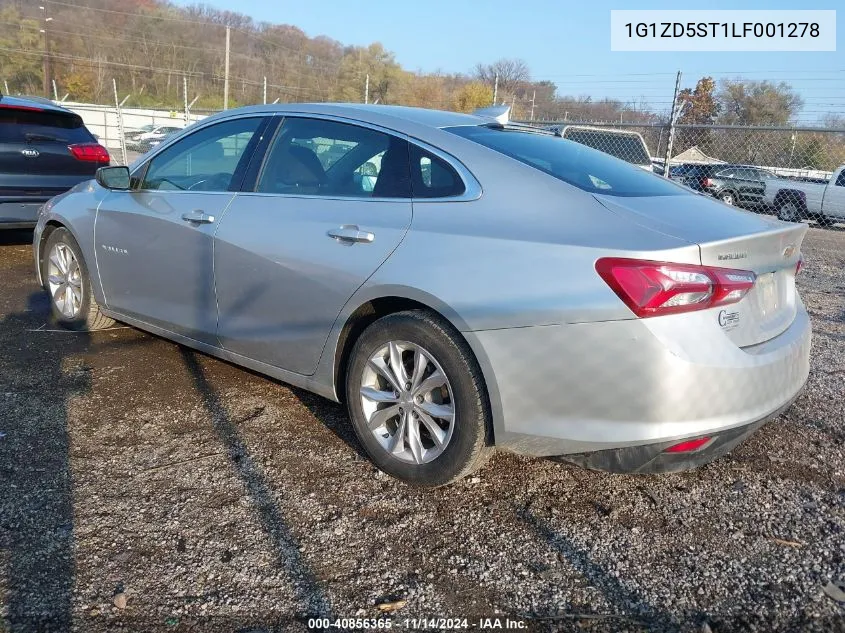 2020 Chevrolet Malibu Fwd Lt VIN: 1G1ZD5ST1LF001278 Lot: 40856365