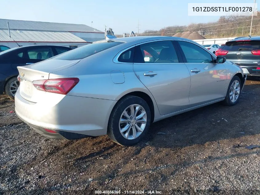 2020 Chevrolet Malibu Fwd Lt VIN: 1G1ZD5ST1LF001278 Lot: 40856365