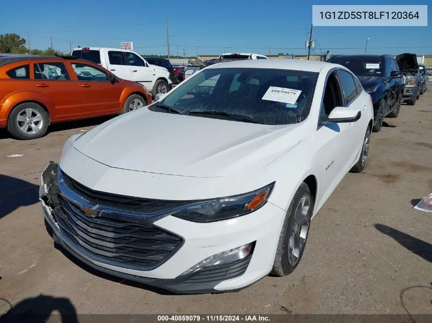 2020 Chevrolet Malibu Fwd Lt VIN: 1G1ZD5ST8LF120364 Lot: 40859079