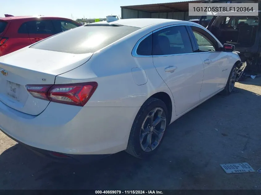 2020 Chevrolet Malibu Fwd Lt VIN: 1G1ZD5ST8LF120364 Lot: 40859079