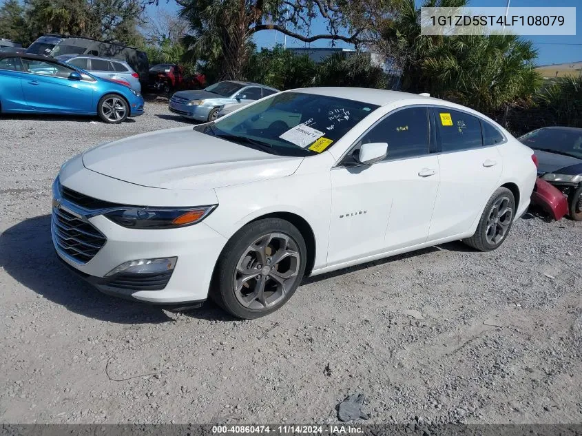 2020 Chevrolet Malibu Fwd Lt VIN: 1G1ZD5ST4LF108079 Lot: 40860474