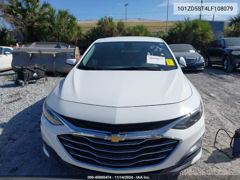 2020 Chevrolet Malibu Fwd Lt VIN: 1G1ZD5ST4LF108079 Lot: 40860474