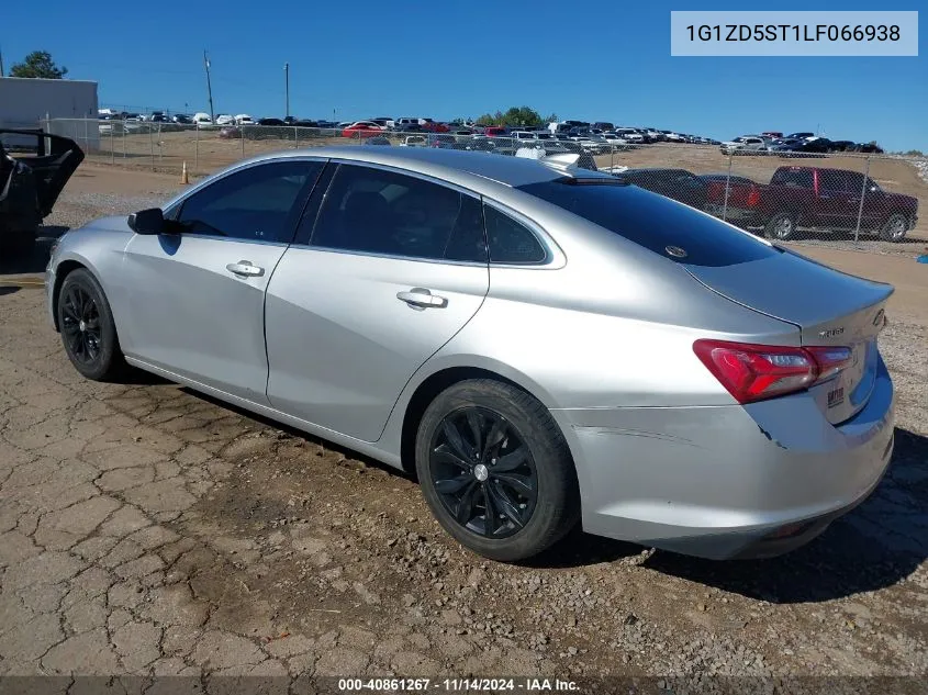 2020 Chevrolet Malibu Fwd Lt VIN: 1G1ZD5ST1LF066938 Lot: 40861267